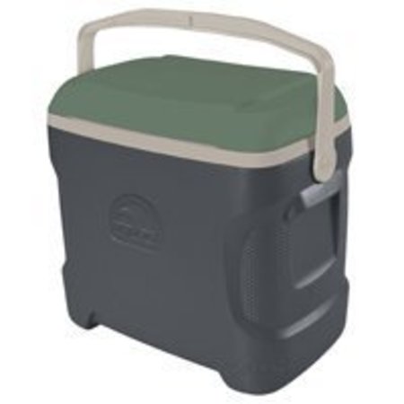 IGLOO IGLOO 49672 Sportsman Ice Chest Cooler, 30 qt Cooler, HDPE/Resin, Green 50356